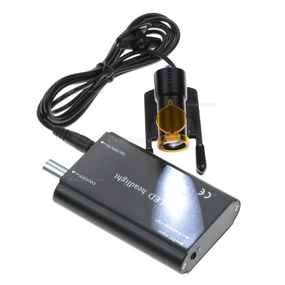 Dental Tragbare LED Scheinwerfer 5W für Zahnärztliche Chirurgie mit Filter zum Aufstecken